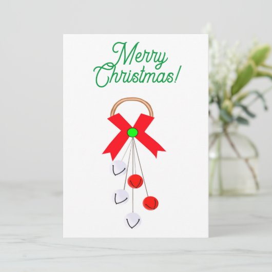 Vroege kerstkaart kaart (Staand voorkant)