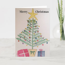 Vroege kerstkaart kaart