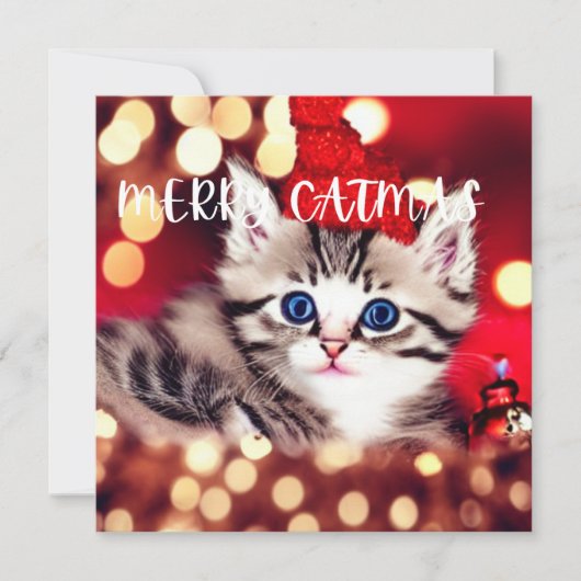 Vroege kerstkaart met kerstmis (Voorkant)