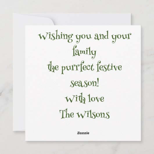 Vroege kerstkaart met kerstmis (Achterkant)