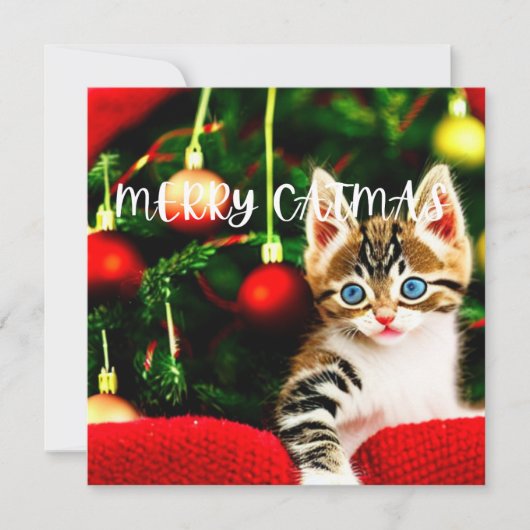 Vroege kerstkaart met kerstmis (Voorkant)