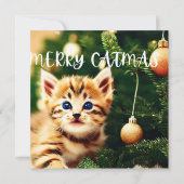 Vroege kerstkaart met kerstmis (Voorkant)