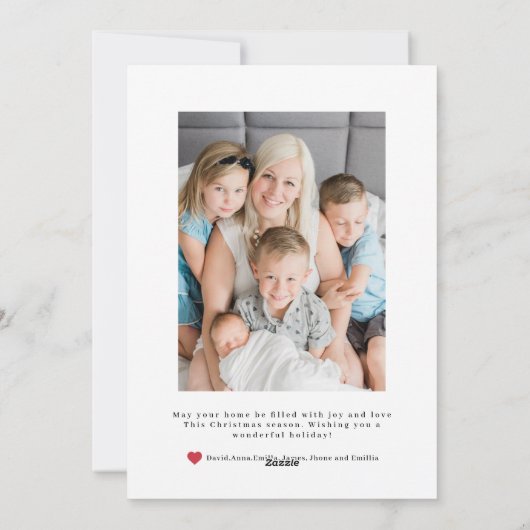 Vroege kerstkaart met Waterverf (Achterkant)