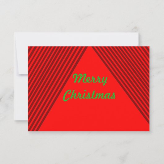 Vroege kerstkaart notitiekaartje (Voorkant)