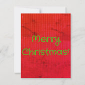 Vroege kerstkaart notitiekaartje (Voorkant)