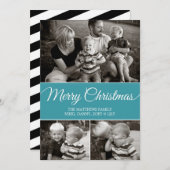 Vroege kerstkaart | Vast | Blauw (Voorkant / Achterkant)