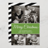 Vroege kerstkaart | Vast | Groen (Voorkant / Achterkant)