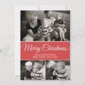 Vroege kerstkaart | Vast | Rood (Voorkant)