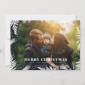 Vroege kerstkaart voor kerstmis pine (Voorkant)