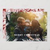 Vroege kerstkaart voor kerstmis pine (Voorkant / Achterkant)