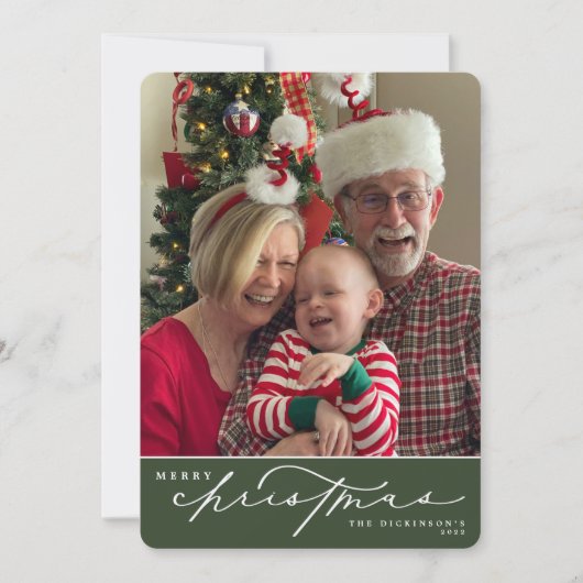 Vroege kerstkaart voor kerstritsritten (Voorkant)