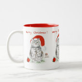 Vroege kerstkat en Mok met muis (Links)