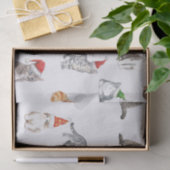 Vroege kerstkatten met kerstmantel tissuepapier (Geschenk)