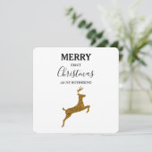 Vroege kerstkerst Boyvriend Xmas Kaart (Staand voorkant)