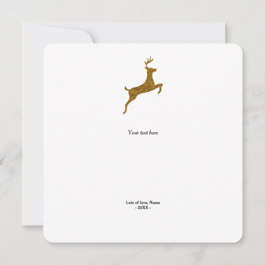 Vroege kerstkerst Boyvriend Xmas Kaart (Achterkant)