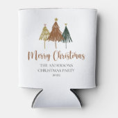 Vroege kerstkerstboom met Waterverf Blikjeskoeler (Voorkant)