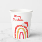 Vroege kerstkerstkerstkerstkerstkerstkerstfeestdag papieren bekers (Achterkant)