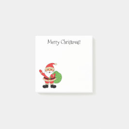 Vroege kerstkerstkerstman 3 x 3 post-it® notes