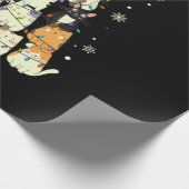 Vroege kerstkerstmis cadeaupapier (Hoek)