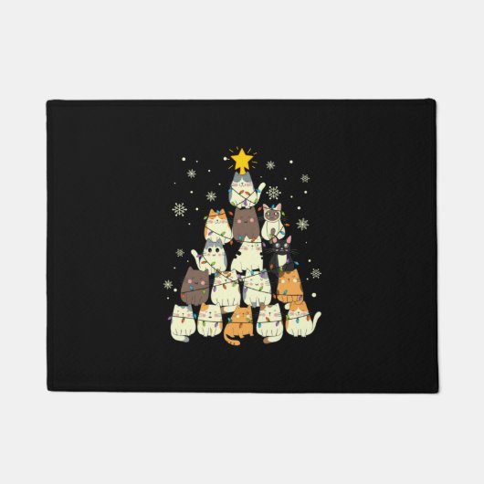 Vroege kerstkerstmis deurmat (Voorkant)