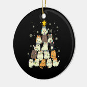 Vroege kerstkerstmis keramisch ornament (Links)