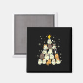 Vroege kerstkerstmis magneet (Voorkant / Achterkant)