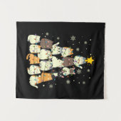 Vroege kerstkerstmis wandkleed (Voorkant (horizontaal))