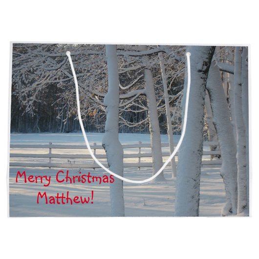 Vroege kerstlandscènes groot cadeauzakje (Achterkant)