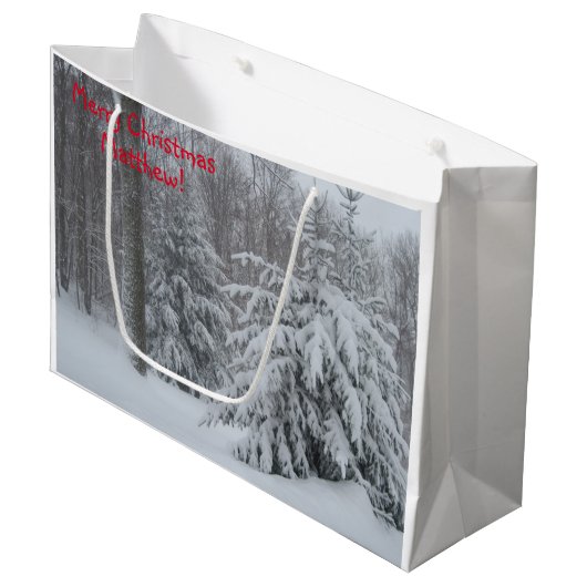 Vroege kerstlandscènes groot cadeauzakje (Voorkant Gekanteld)