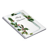 Vroege kerstlaptop notitieboek (Rechterzijde)