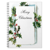 Vroege kerstlaptop notitieboek (Voorkant)