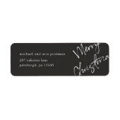 Vroege kerstmanlabel etiket (Voorkant)