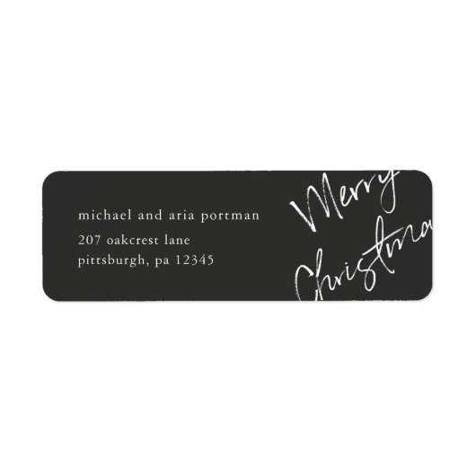 Vroege kerstmanlabel etiket (Voorkant)