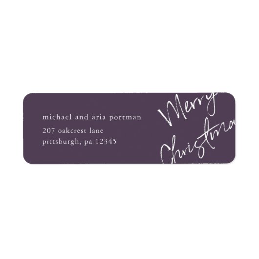 Vroege kerstmanlabel etiket (Voorkant)