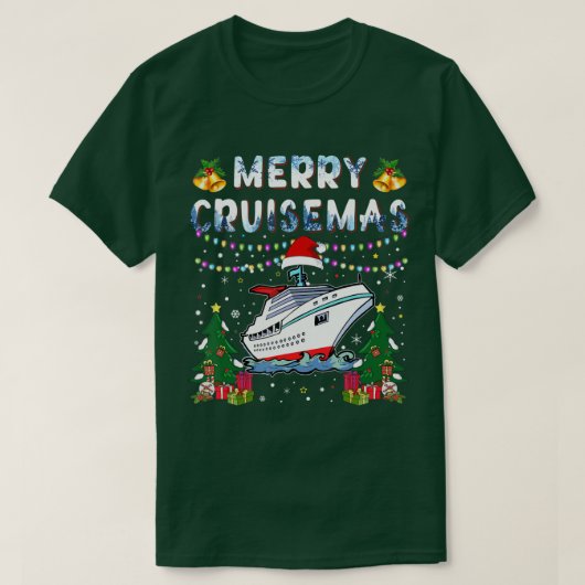 Vroege kerstmis 2021 van de familie Merry Cruisema T-shirt (Design voorkant)