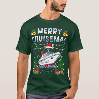 Vroege kerstmis 2021 van de familie Merry Cruisema T-shirt