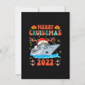 Vroege kerstmis 2022 van de familie Merry Cruisema Kaart (Voorkant)