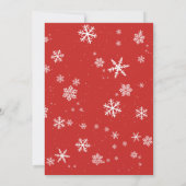 Vroege kerstmis op maat feestdagenkaart (Achterkant)