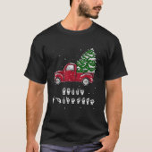 Vroege  Kerstmis Taal handtekeningen vrachtwagen X T-shirt (Voorkant)