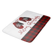 Vroege kerstmittens badmat (Gekanteld)