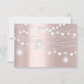 Vroege kerstnaam Foto grijs licht Roos Kaart (Achterkant)