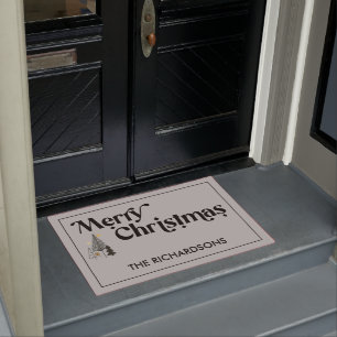 Vroege kerstnaam Scandinavische kerstbomen Deurmat