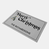 Vroege kerstnaam Scandinavische kerstbomen Deurmat (Schuin)