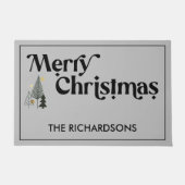 Vroege kerstnaam Scandinavische kerstbomen Deurmat (Voorkant)