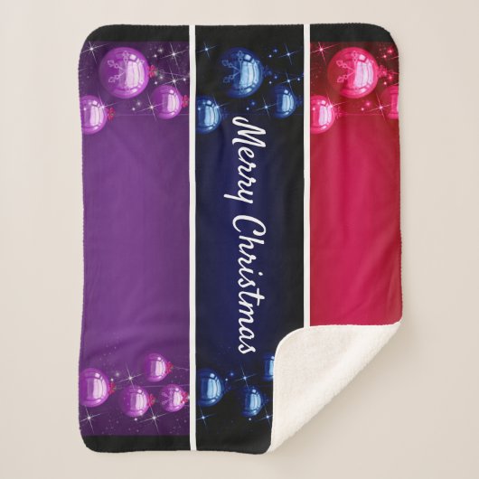 Vroege kerstpannen sherpa deken (Voorkant)