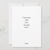 Vroege kerstrode strepen feestdagenkaart (Achterkant)