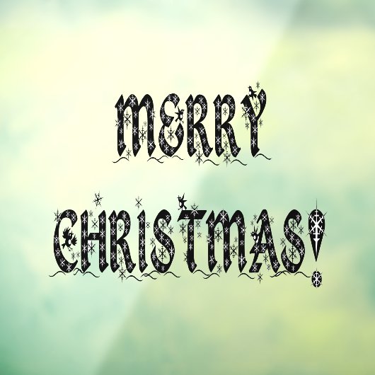 Vroege kerstsnowflakes 11x8-winkel Vinyl voor thui Raamsticker (Vel 3)