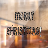 Vroege kerstsnowflakes 11x8-winkel Vinyl voor thui Raamsticker (Vel 2)