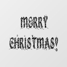 Vroege kerstsnowflakes 11x8-winkel Vinyl voor thui Raamsticker