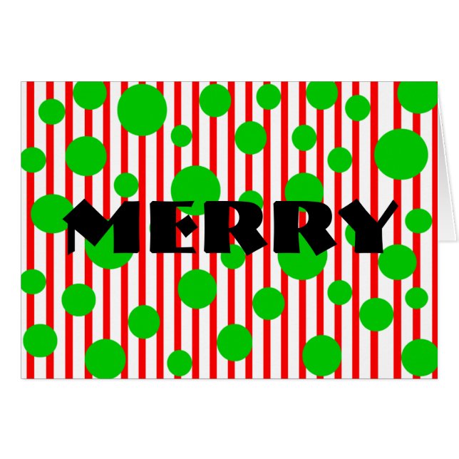 Vroege kerststrepen en Stippen (Voorkant Horizontaal)